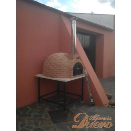 Tubo inoxidable brillo 100 cm para Hornos de Leña