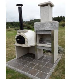Horno y barbacoa de granito