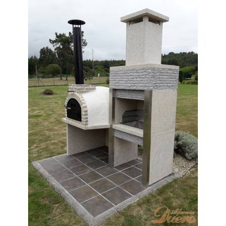 Horno y barbacoa de granito