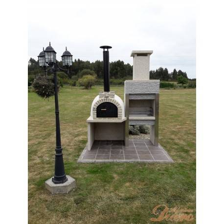 Horno y barbacoa de granito