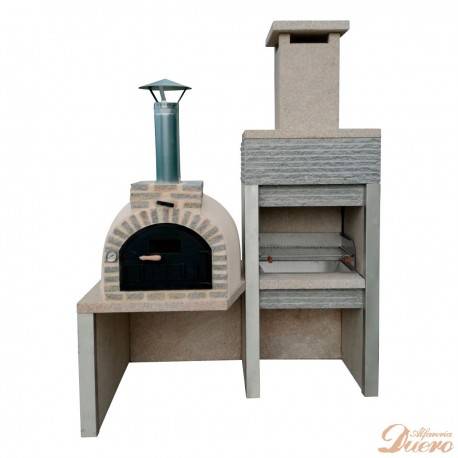 Horno y barbacoa de granito