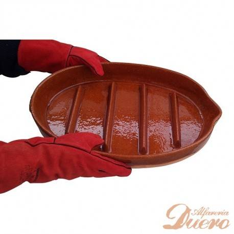 Guantes de protección térmica Categoria II para horno de leña