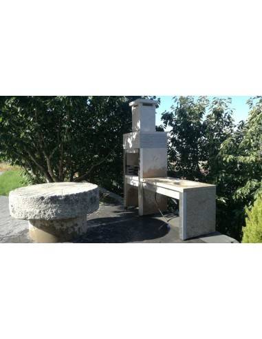 Mesa fregadero  y Barbacoa de Granito