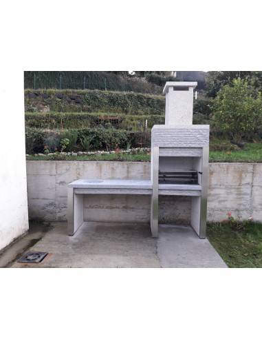 Mesa fregadero  y Barbacoa de Granito