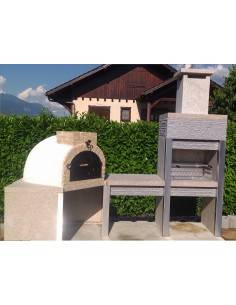 Conjunto de Horno Mesa y Barbacoa de Granito A6 2