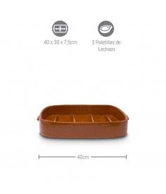 ASADOR RECTANGULAR ESTRIADO DESDE 30 CM HASTA 60 CM 2