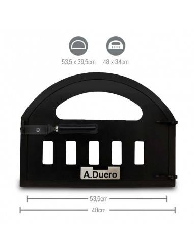 Lote Metálico para horno de leña