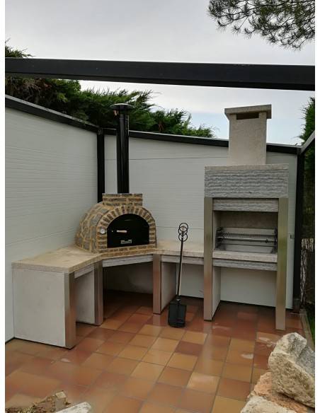 Conjunto de Horno Mesa y Barbacoa de Granito A6