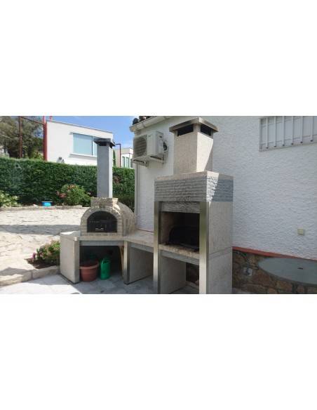 Conjunto de Horno Mesa y Barbacoa de Granito A6