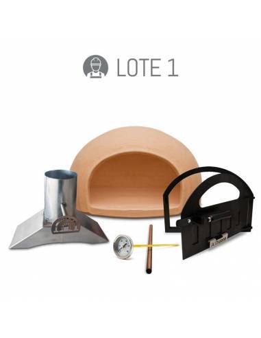 Lote de construcción 1: Horno, Puerta, Tiro, Pirómetro