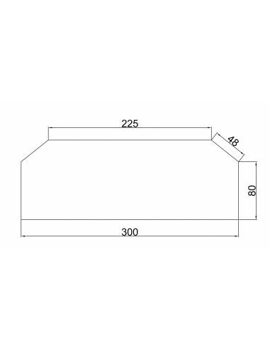 Medidas de Cristal de Alta temperatura para puerta de horno de leña