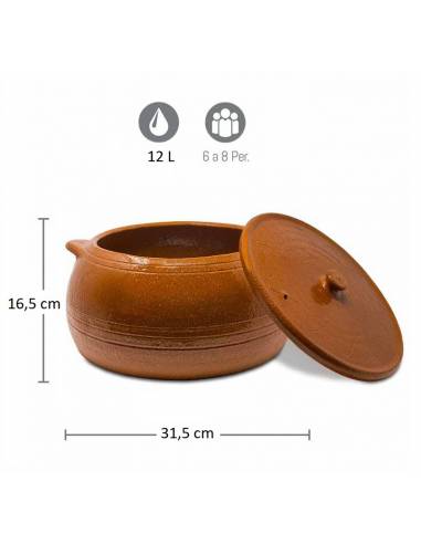 Puchero Premium Apto para Hornos de Leña