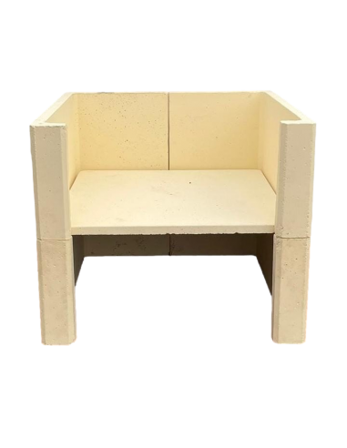 Soporte de cemento para horno de leña