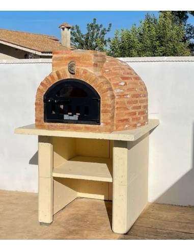 Soporte de cemento para horno de leña