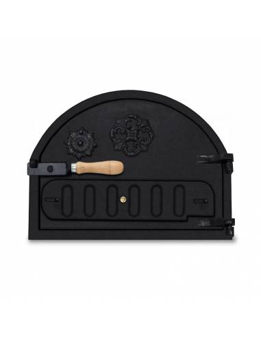 Pack de puertas de fundido para horno de leña - Puerta superior ciega