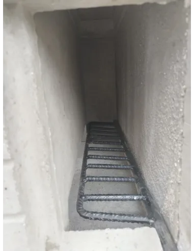 Barbacoa de Hormigón con mesa auxiliar