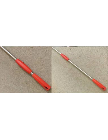 Pala plana de hornear en acero INOX con mango deslizante