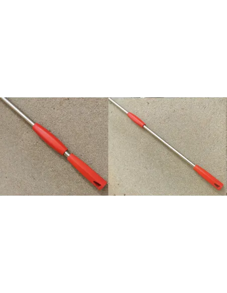 Pala plana de hornear en acero INOX con mango deslizante