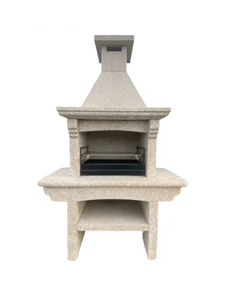 Barbacoa de granito liso