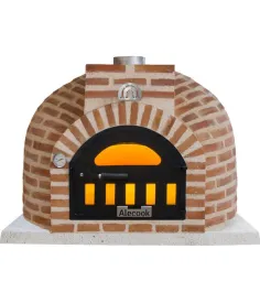 Horno de Leña acabado en Ladrillo Curvo 2