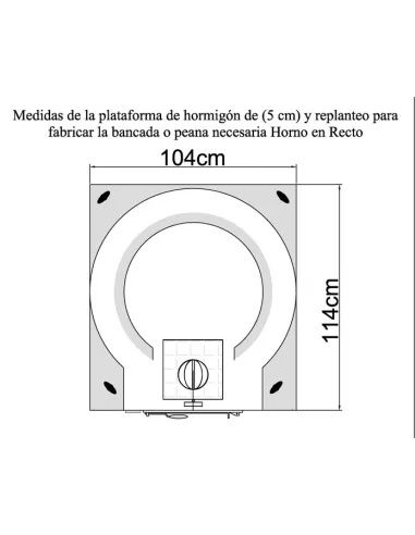 » Llévate tu Horno de Leña con Hornilla Acabado Tradicional Blanco