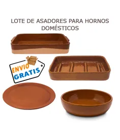 Lote de asadores para uso doméstico