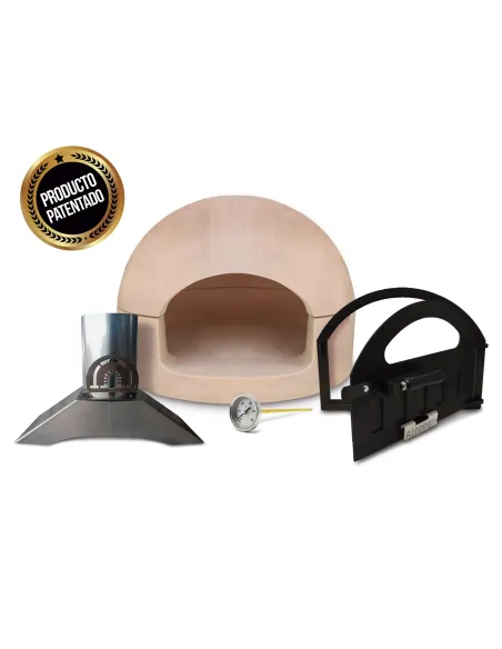KIT básico BUNKER Horno, Puerta, Tiro y Pirómetro