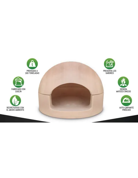 KIT completo BUNKER Horno, Puerta, Tiro, aislantes y Pirómetro + materiales de construcción