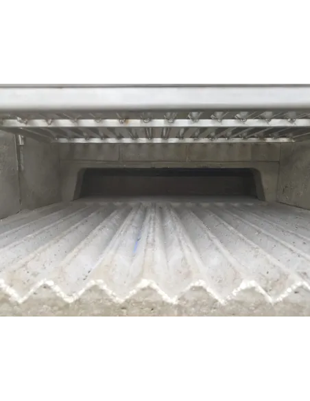 Barbacoa de Hormigón de sobremesa detalle recoge grasas