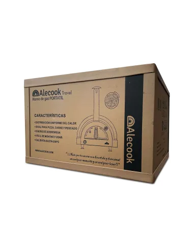 Horno Portátil Mixto de Gas y Leña ▷ Cocina Donde Quieras