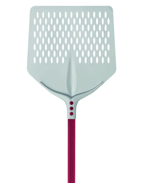 Pala de pizza en aluminio Anodizado Perforada cuadrada