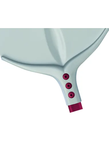 Imagen de detalle de la nervadura pala cuadrada para pizza