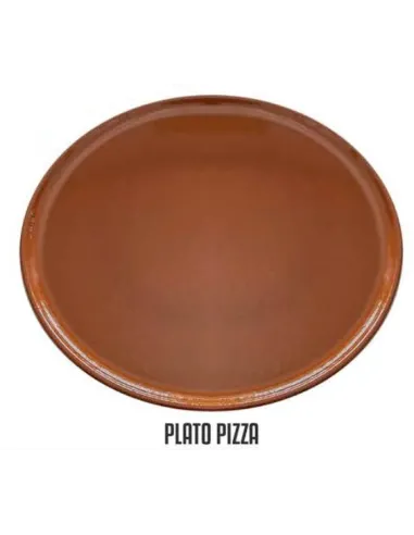 Plato Piedra para Pizza de Barro Refractario
