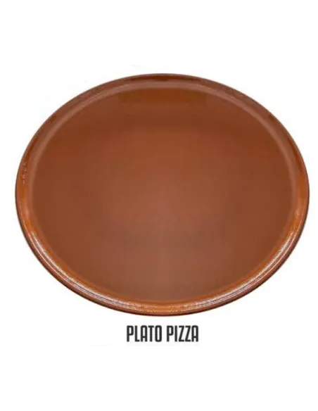 Plato Piedra para Pizza de Barro Refractario