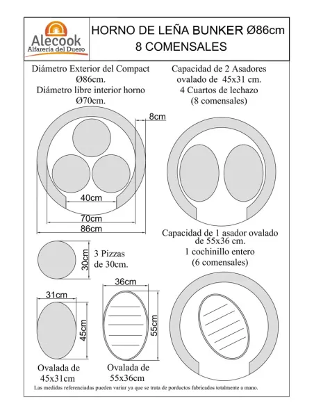 Horno de leña BUNKER Habana