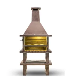 Barbacoa de Hormigón con baldas