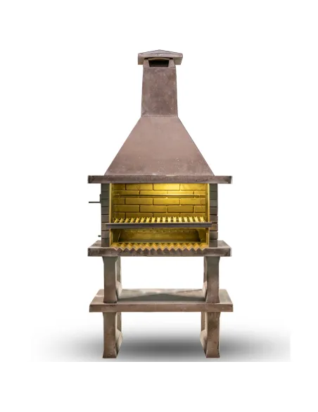 Barbacoa de Hormigón con baldas