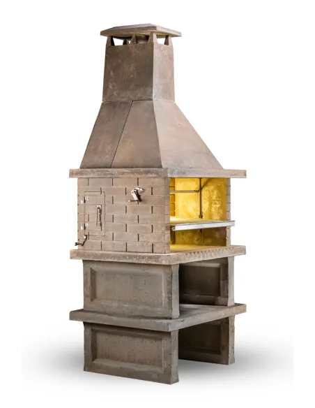 Barbacoa de Hormigón con baldas