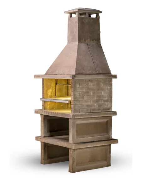 Barbacoa de Hormigón con baldas