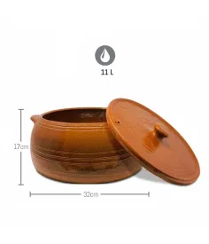 Puchero de Barro Apto para Hornos de Leña 2