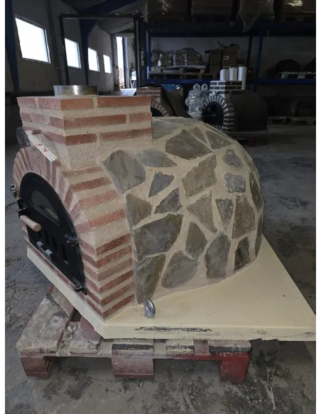 Oferta Horno de Leña tradicional en esquina de 90cm modelo Praga