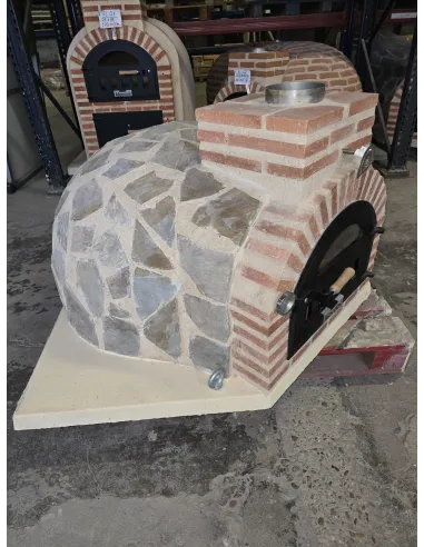Oferta Horno de Leña tradicional en esquina de 90cm modelo Praga