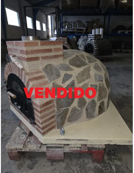 Oferta Horno de Leña tradicional en esquina de 90cm modelo Praga