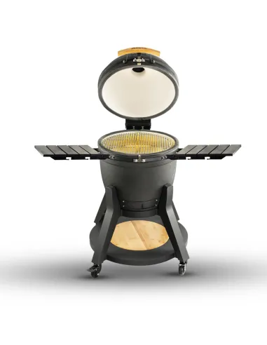 Barbacoa Kamado Alecook Elite II con soporte y ruedas
