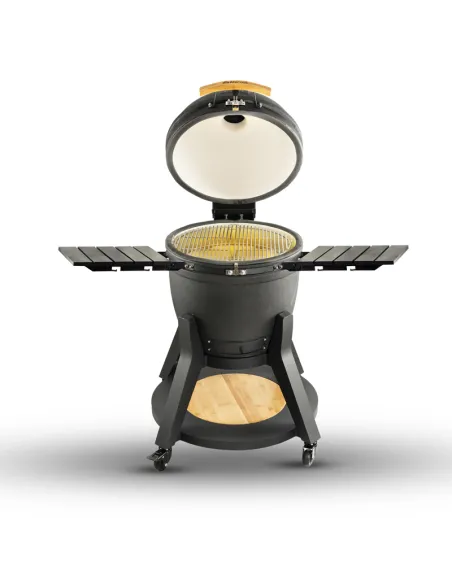 Barbacoa Kamado Alecook Elite II con soporte y ruedas