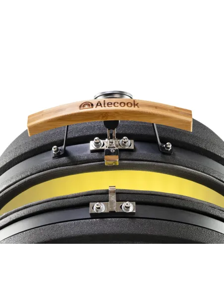 Barbacoa Kamado Alecook Elite II con soporte y ruedas