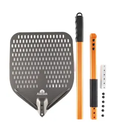 Pala Profesional perforada para Pizza en Aluminio Anodizado