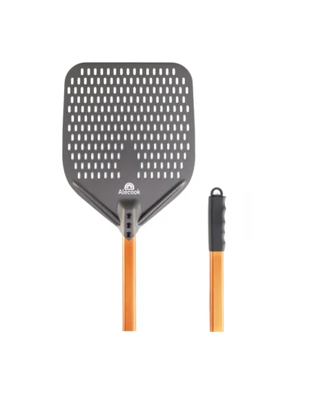 Pala Profesional perforada para Pizza en Aluminio Anodizado