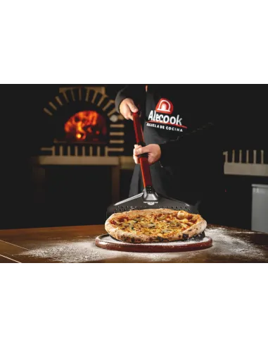 Pala Profesional perforada para Pizza en Aluminio Anodizado