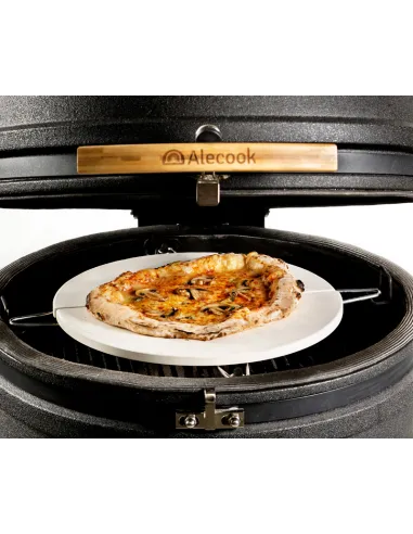 Imágen Kamado Alecook cocinando pizza